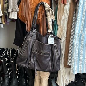 Free people Emerson tote bag black